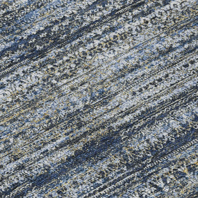 Luxury Washable Indoor/Outdoor Solace Denim 3\' x 5\' Rug