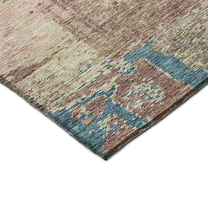 Luxury Washable Indoor/Outdoor Solace Blush 2\'6\" x 3\'10\" Rug