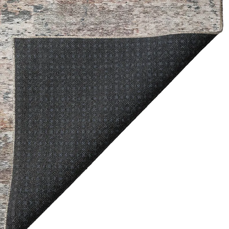 Luxury Washable Indoor/Outdoor Solace Gray 9\' x 12\' Rug