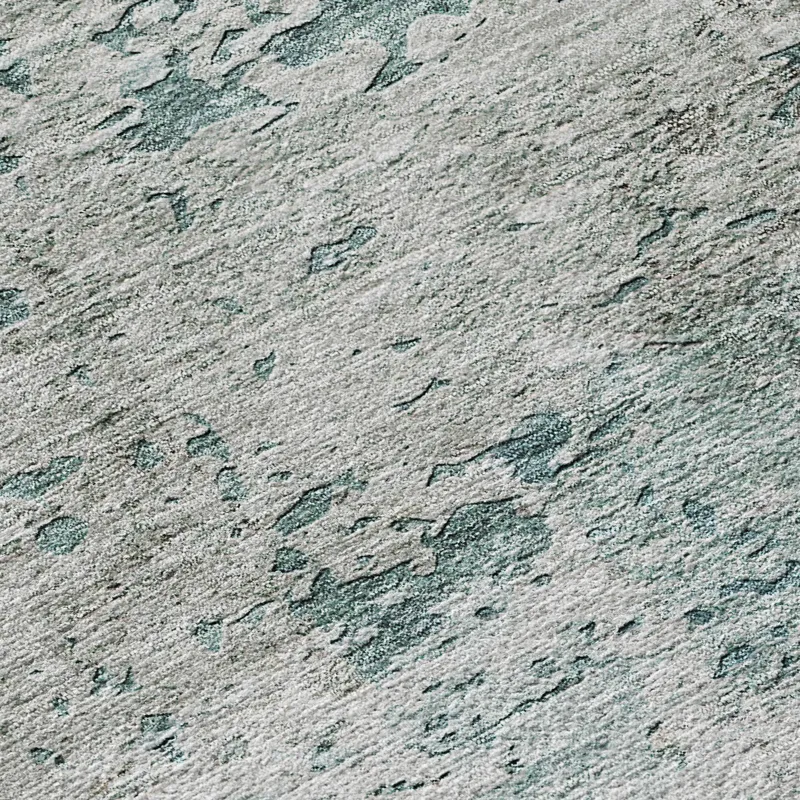 Luxury Washable Indoor/Outdoor Solace Teal 2\'6\" x 3\'10\" Rug