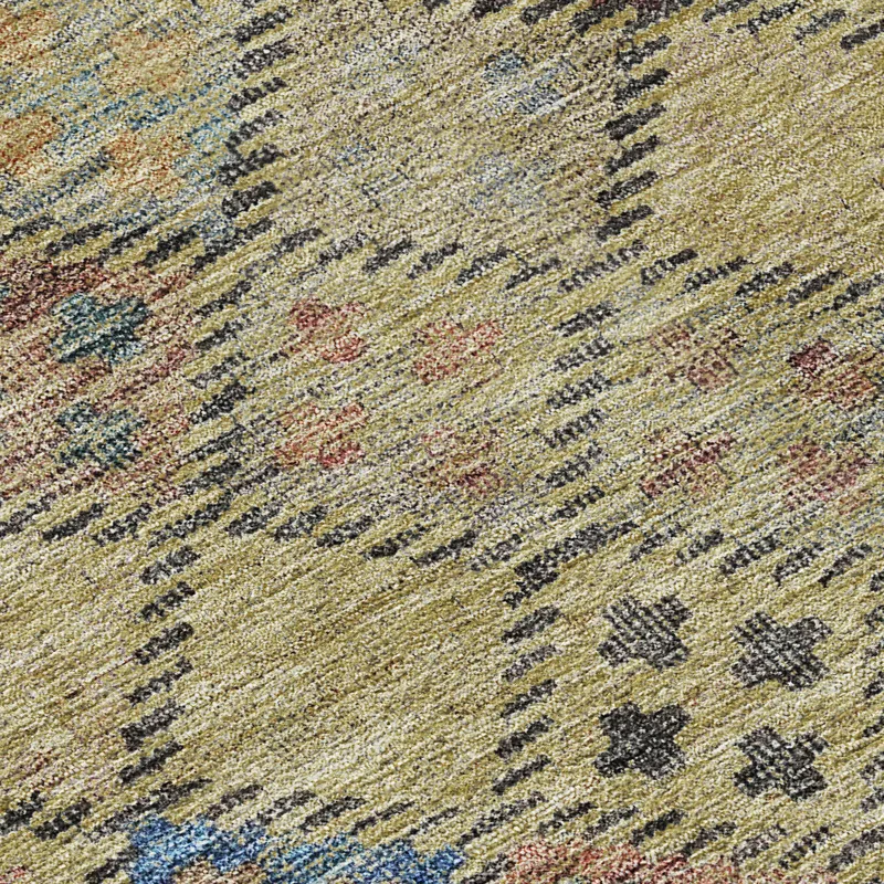 Luxury Washable Indoor/Outdoor Solace Gold 5\' x 7\'6\" Rug