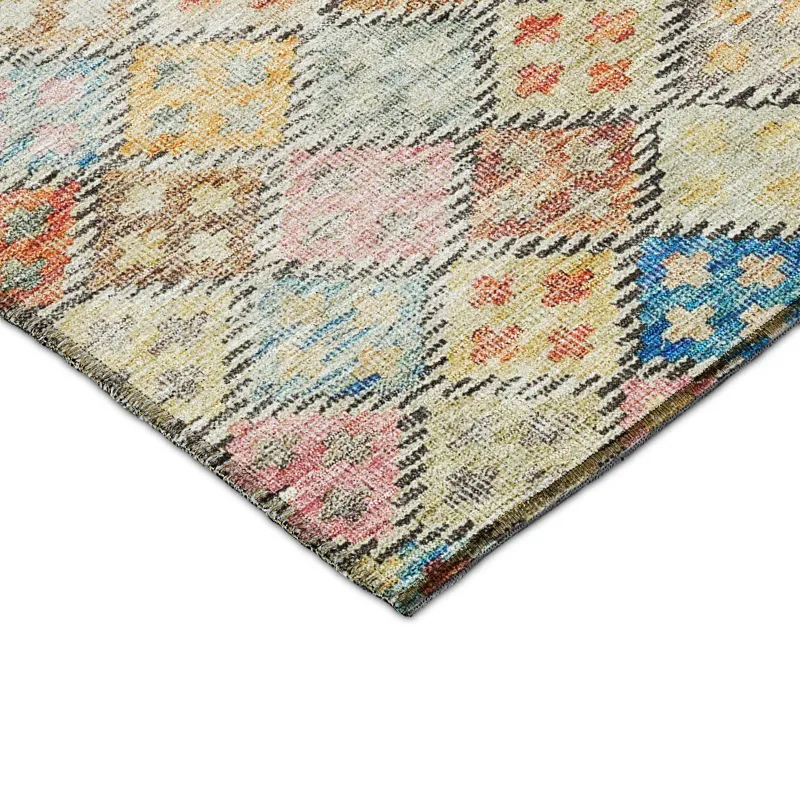 Luxury Washable Indoor/Outdoor Solace Paprika 10\' x 14\' Rug