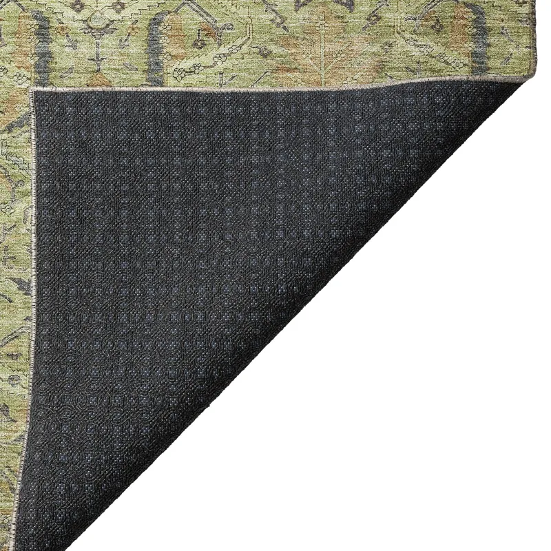 Luxury Washable Indoor/Outdoor Solace Aloe 8\' x 10\' Rug