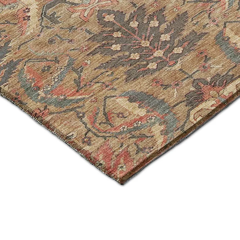 Luxury Washable Indoor/Outdoor Solace Tan 8\' x 10\' Rug