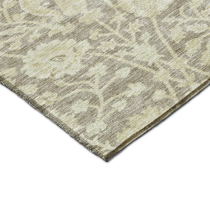 Luxury Washable Indoor/Outdoor Solace Mocha 10\' x 14\' Rug