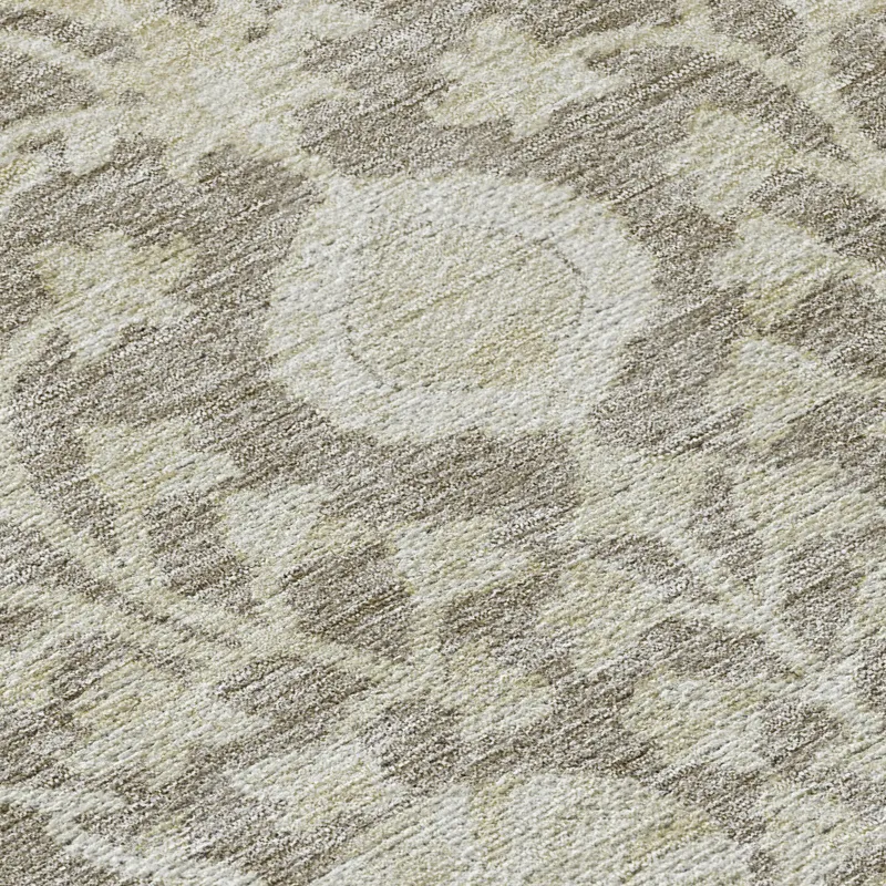 Luxury Washable Indoor/Outdoor Solace Mocha 10\' x 14\' Rug