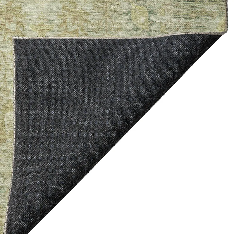 Luxury Washable Indoor/Outdoor Solace Sage 2\'6\" x 3\'10\" Rug
