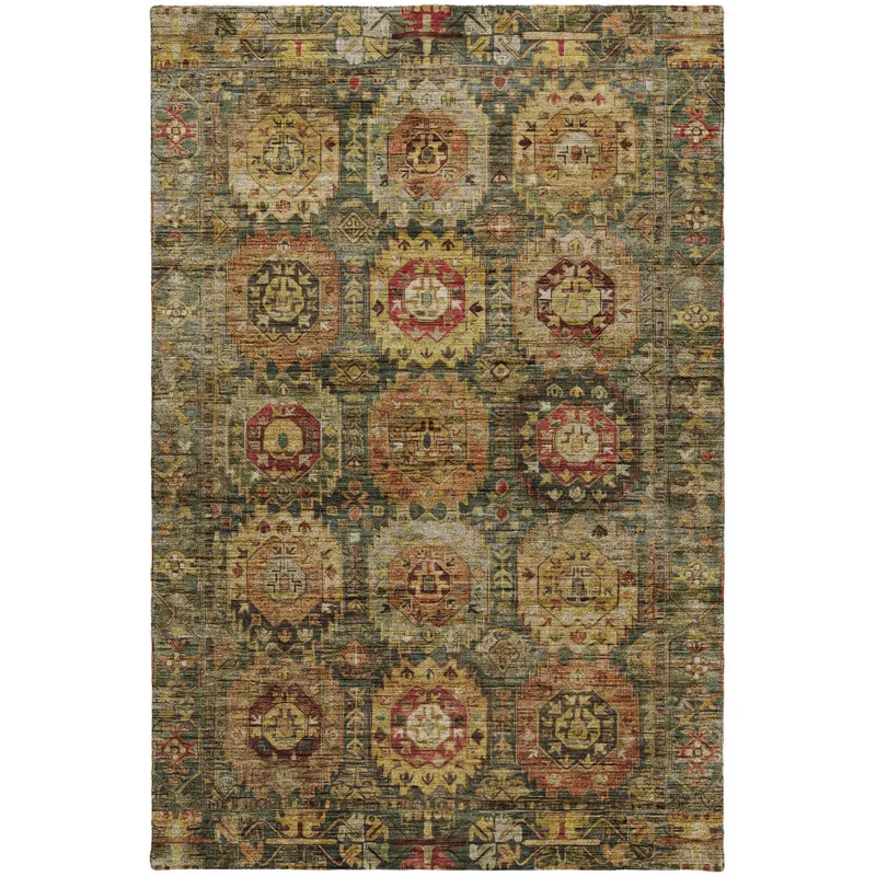 Indoor/Outdoor Silk Road Fern 5\' x 7\'6\" Rug