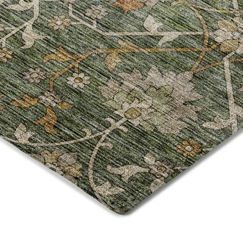 Indoor/Outdoor Silk Road Basil 2\'6\" x 3\'10\" Rug