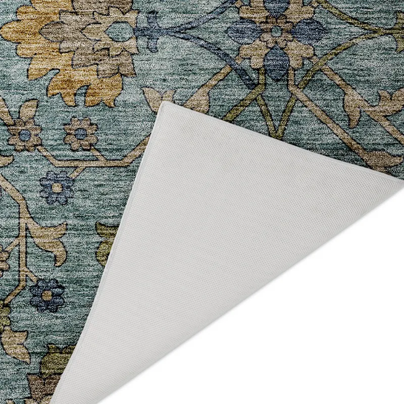 Indoor/Outdoor Silk Road Denim 8\' x 10\' Rug
