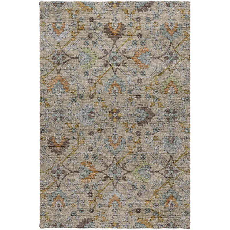 Indoor/Outdoor Silk Road Flax 2\'6\" x 3\'10\" Rug