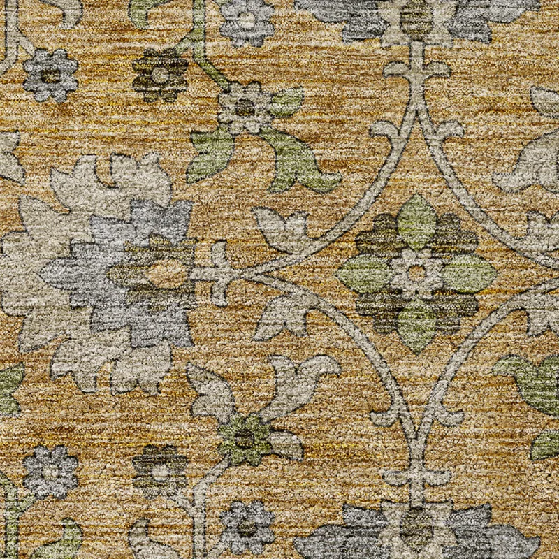Indoor/Outdoor Silk Road Saffron 10\' x 14\' Rug