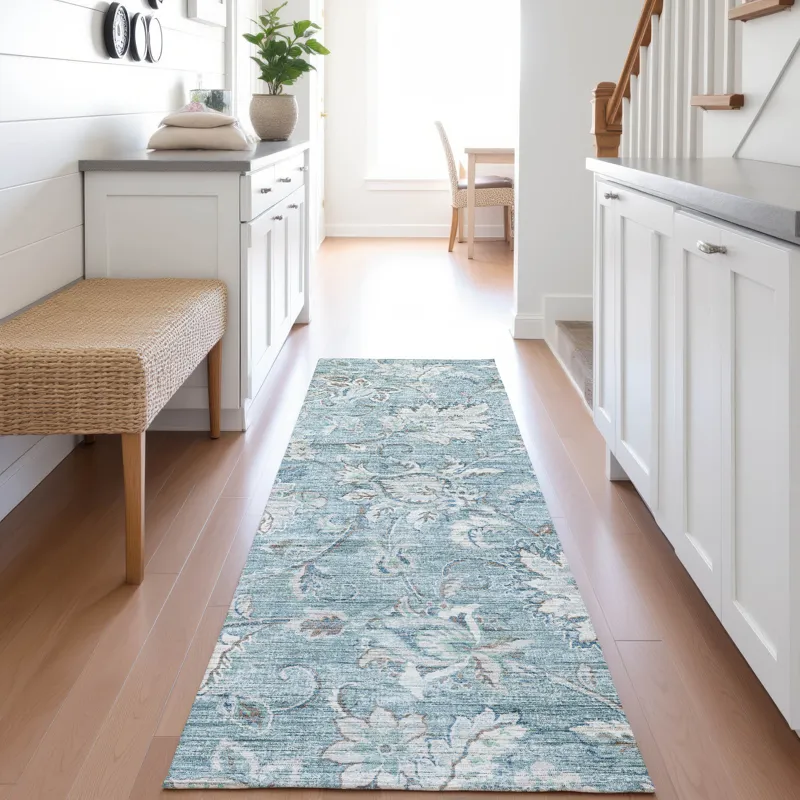 Indoor/Outdoor Silk Road Baltic 2\'3\" x 7\'6\" Runner Rug
