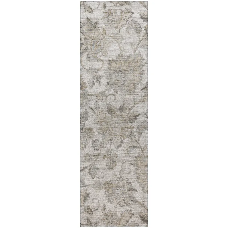 Indoor/Outdoor Silk Road Linen 2\'3\" x 7\'6\" Runner Rug