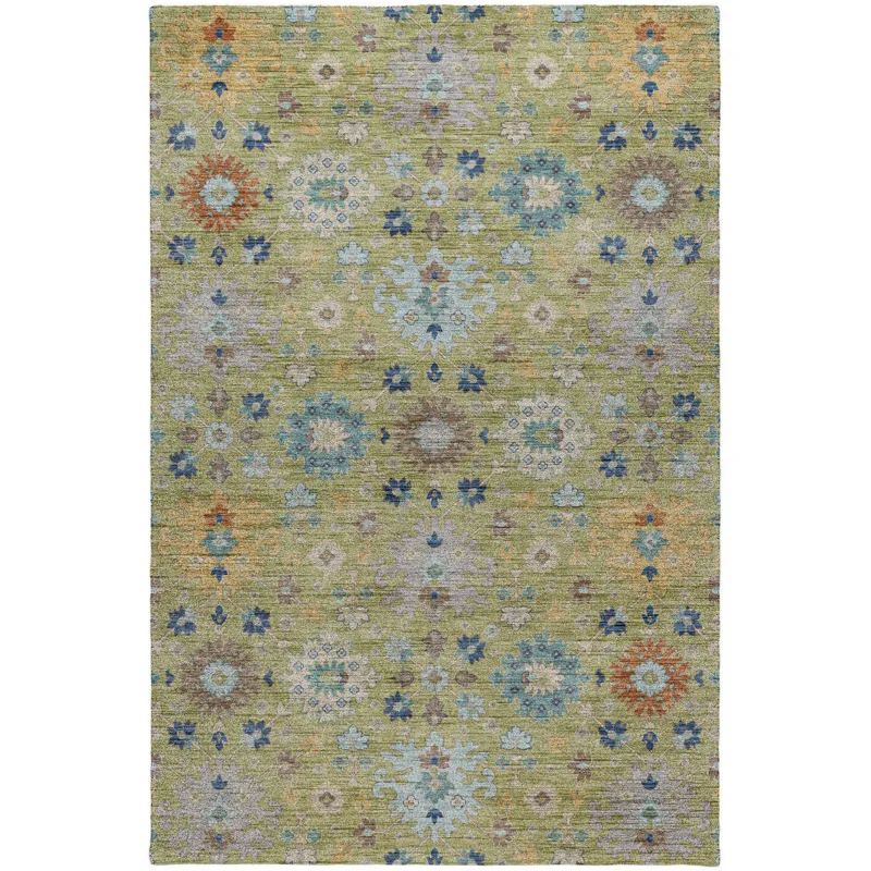 Indoor/Outdoor Silk Road Aloe 10\' x 14\' Rug