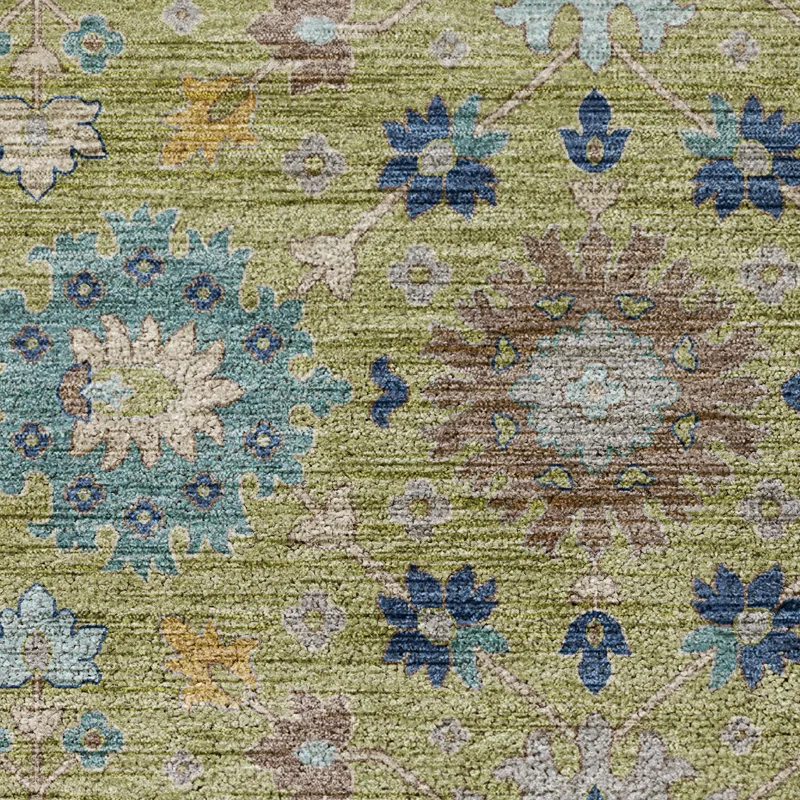 Indoor/Outdoor Silk Road Aloe 10\' x 14\' Rug