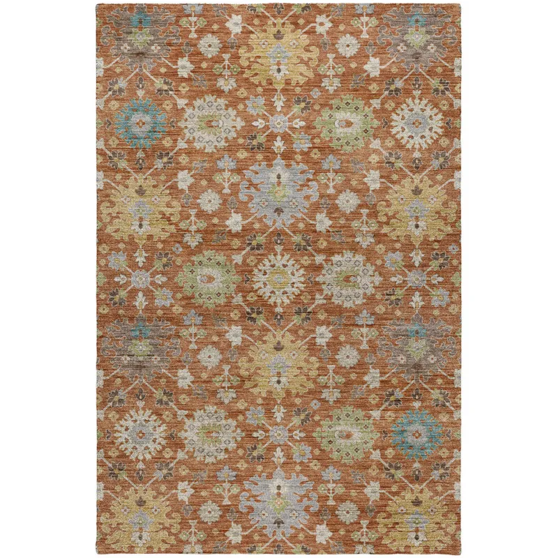 Indoor/Outdoor Silk Road Cayenne 6\'6\" x 9\'6\" Rug