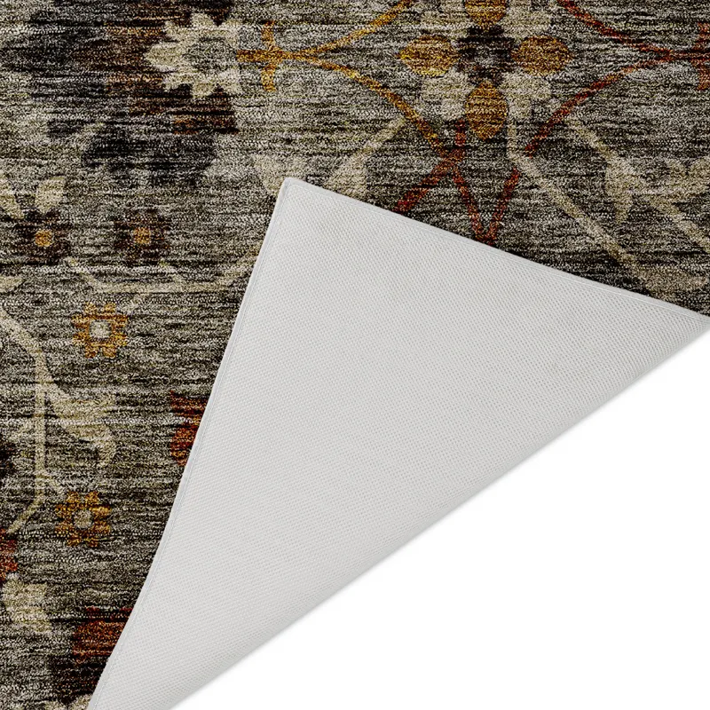 Indoor/Outdoor Silk Road Pewter 10\' x 14\' Rug