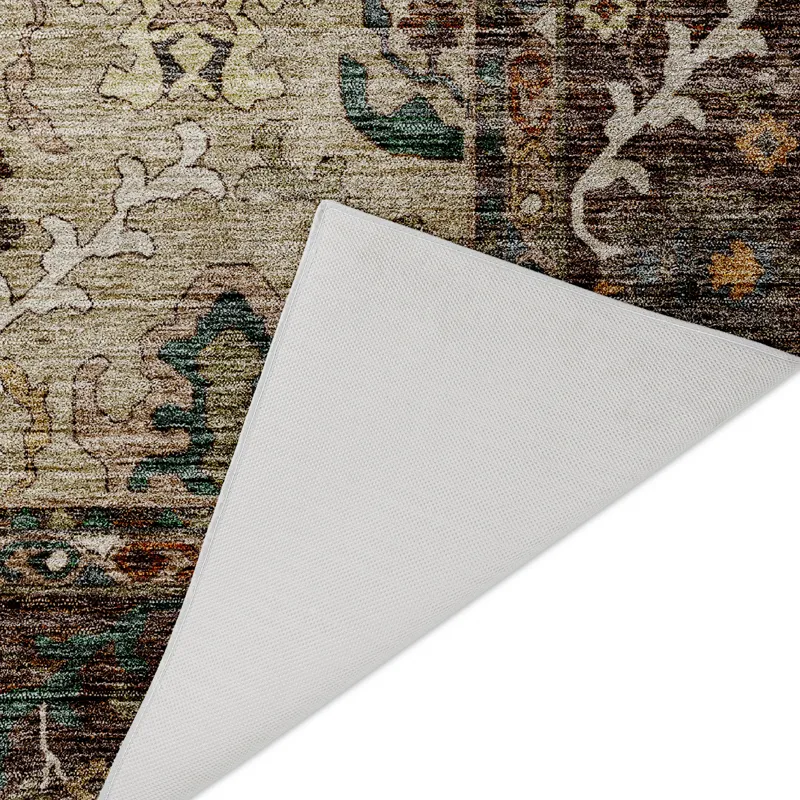 Indoor/Outdoor Silk Road Chocolate 8\' x 10\' Rug