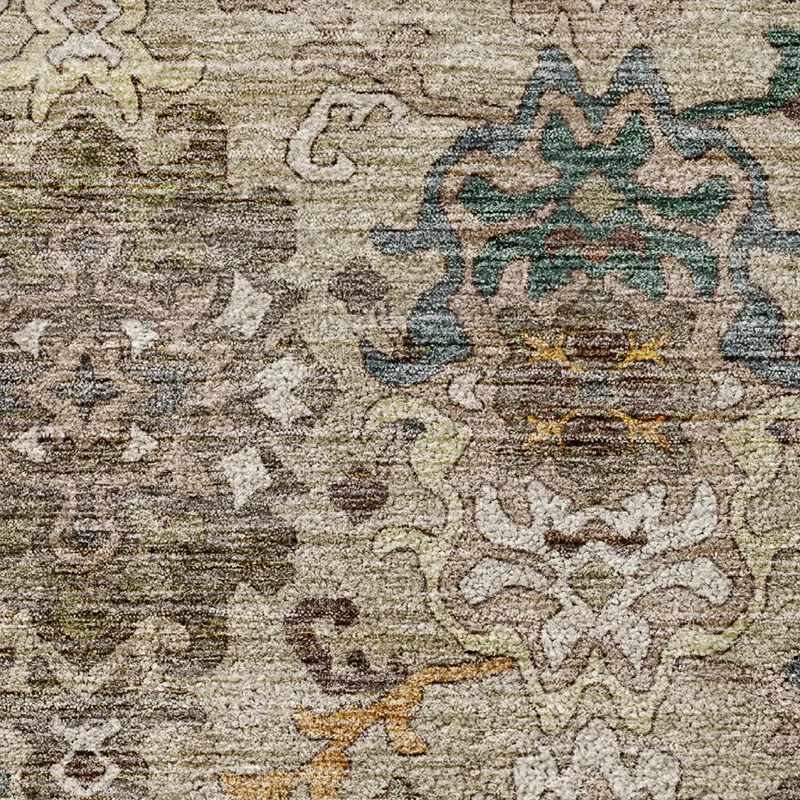 Indoor/Outdoor Silk Road Chocolate 8\' x 10\' Rug