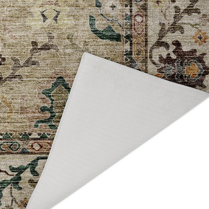 Indoor/Outdoor Silk Road Putty 8\' x 10\' Rug