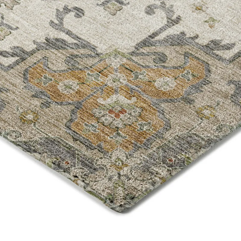 Indoor/Outdoor Silk Road Ivory 2\'6\" x 3\'10\" Rug