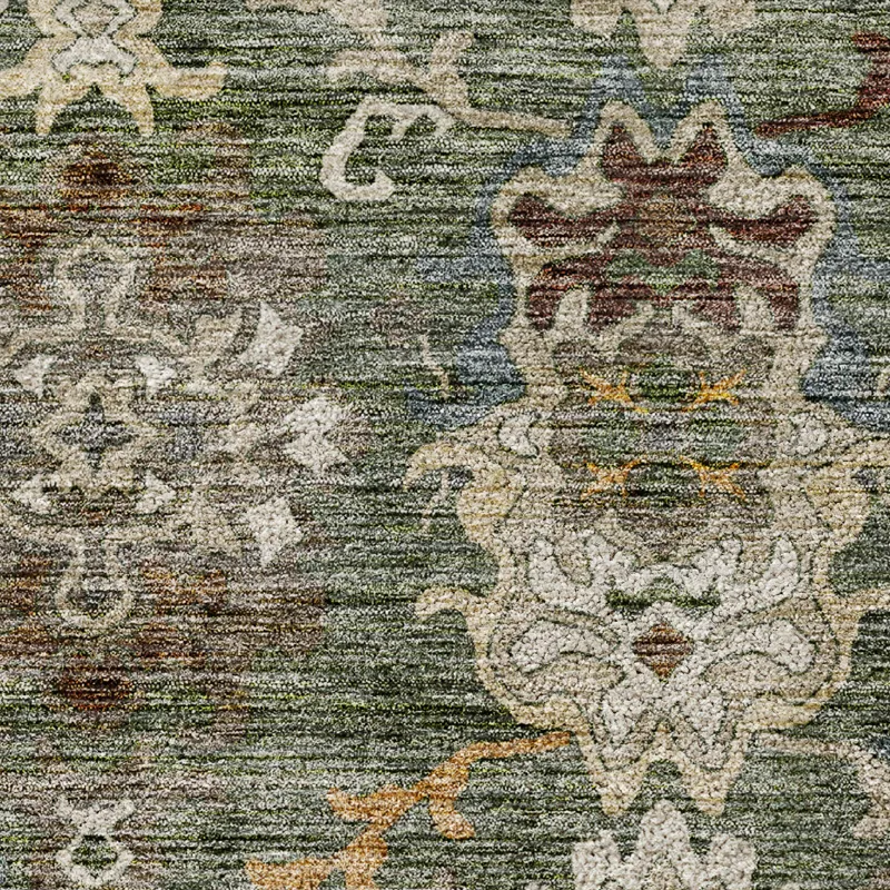 Indoor/Outdoor Silk Road Basil 2\'6\" x 3\'10\" Rug