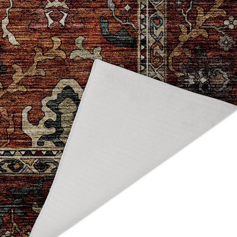 Indoor/Outdoor Silk Road Paprika 8\' x 10\' Rug