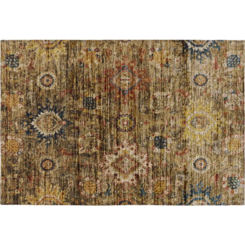 Indoor/Outdoor Silk Road Clove 1\'8\" x 2\'6\" Rug