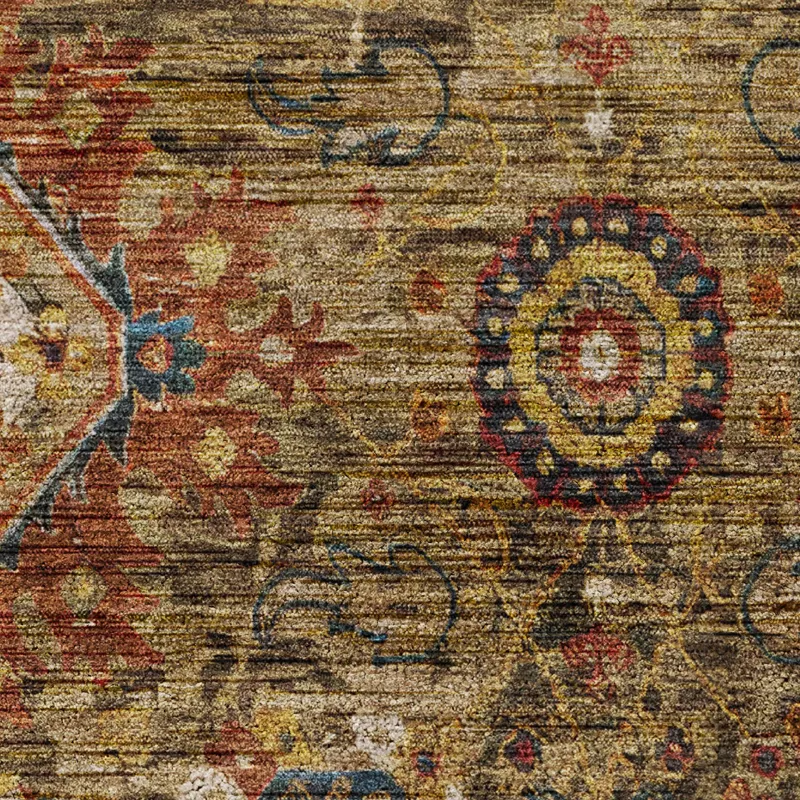Indoor/Outdoor Silk Road Clove 9\' x 12\' Rug