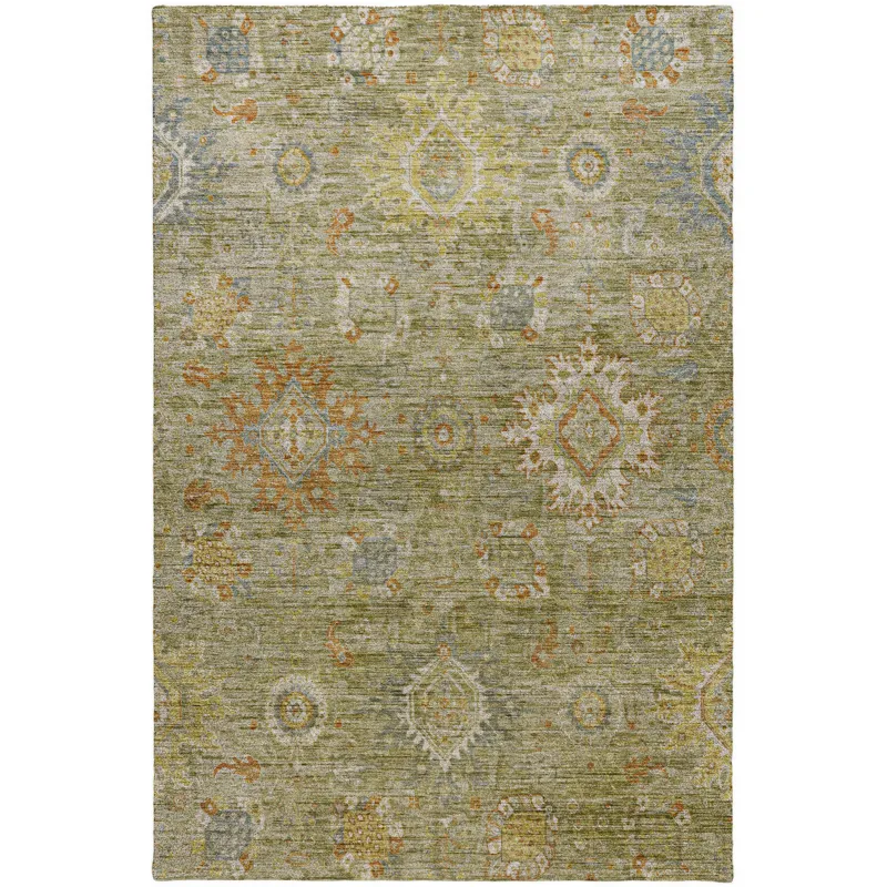 Indoor/Outdoor Silk Road Sage 8\' x 10\' Rug