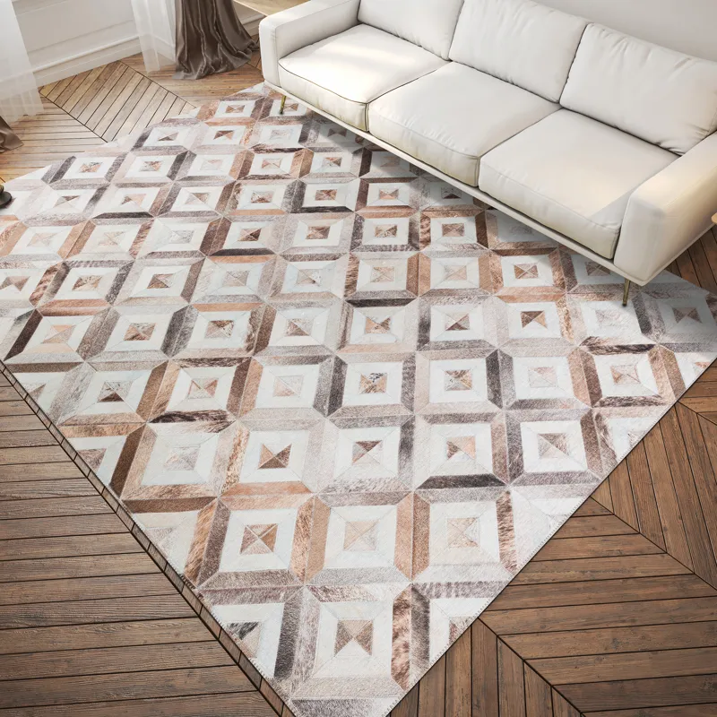 Indoor/Outdoor Stetson Flannel Washable 5\' x 7\'6\" Rug