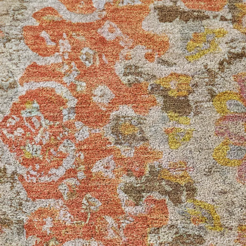 Luxury Washable Indoor/Outdoor Tabrook Brown 1\'8\" x 2\'6\" Rug