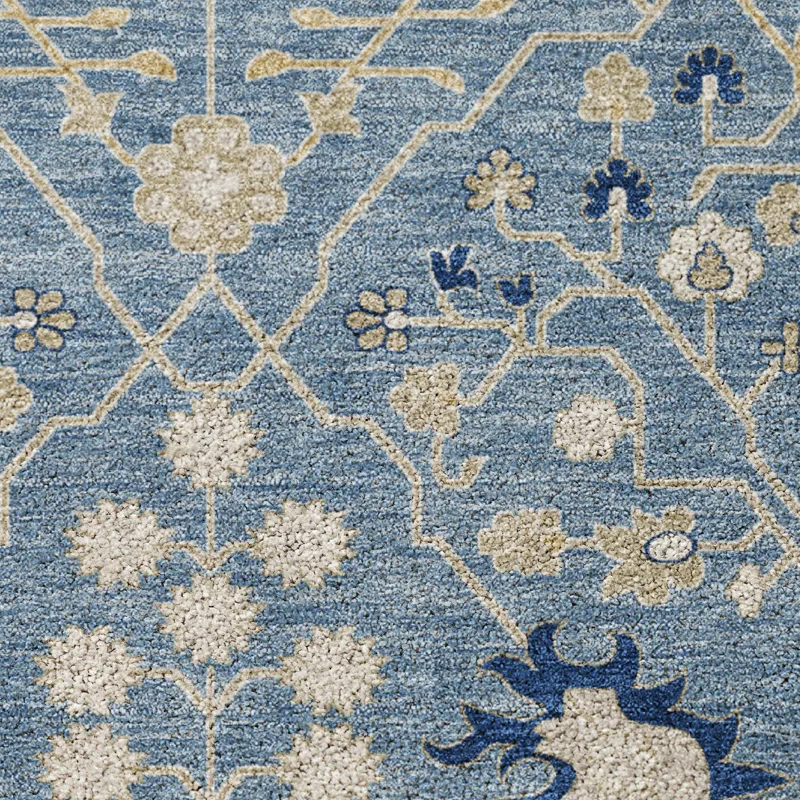 Luxury Washable Indoor/Outdoor Tabrook Denim 3\' x 5\' Rug