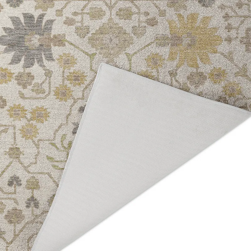Luxury Washable Indoor/Outdoor Tabrook Ivory 5\' x 7\'6\" Rug