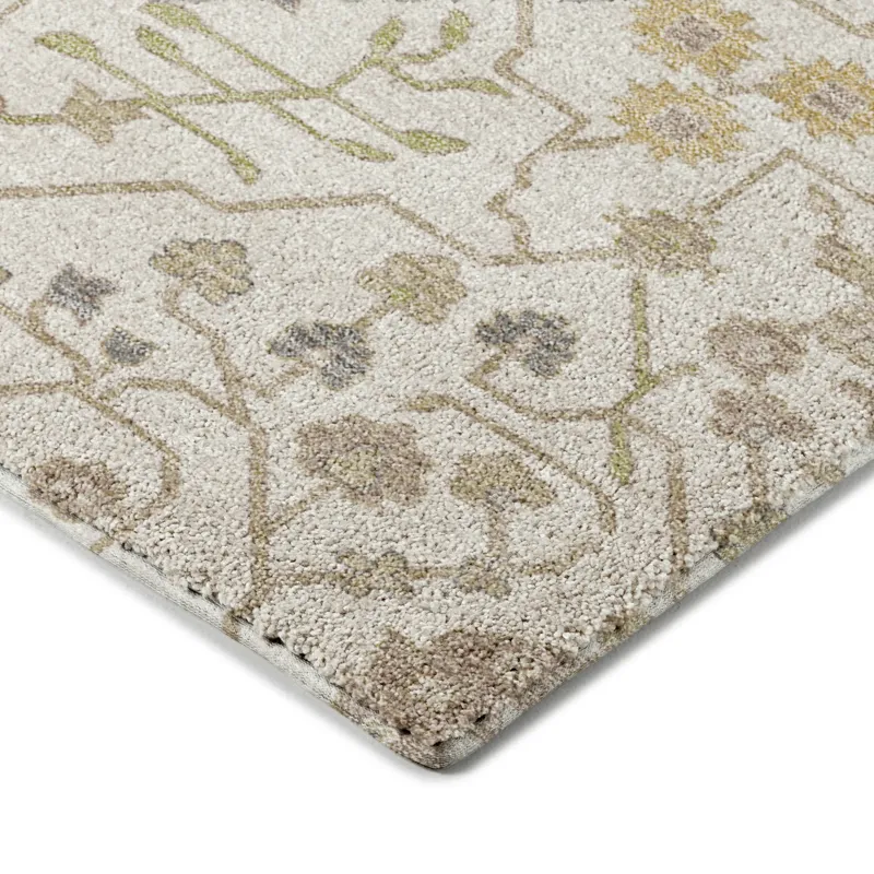 Luxury Washable Indoor/Outdoor Tabrook Ivory 5\' x 7\'6\" Rug