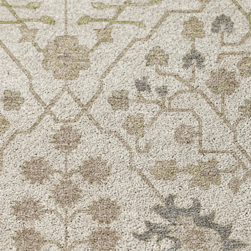 Luxury Washable Indoor/Outdoor Tabrook Ivory 5\' x 7\'6\" Rug