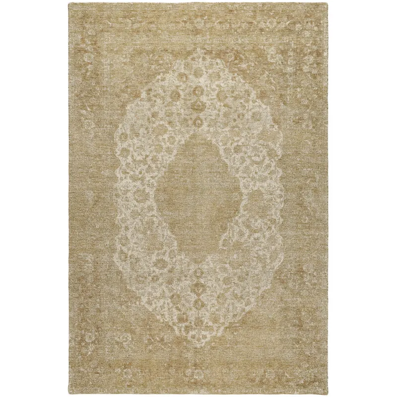 Luxury Washable Indoor/Outdoor Tabrook Beige 5\' x 7\'6\" Rug