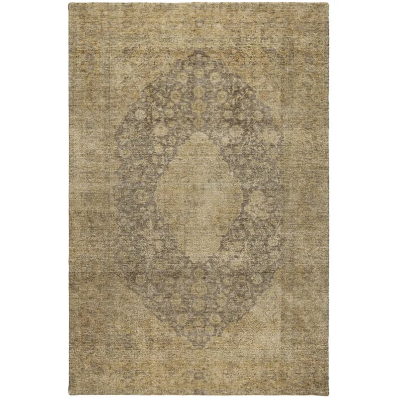 Luxury Washable Indoor/Outdoor Tabrook Mocha 3\' x 5\' Rug