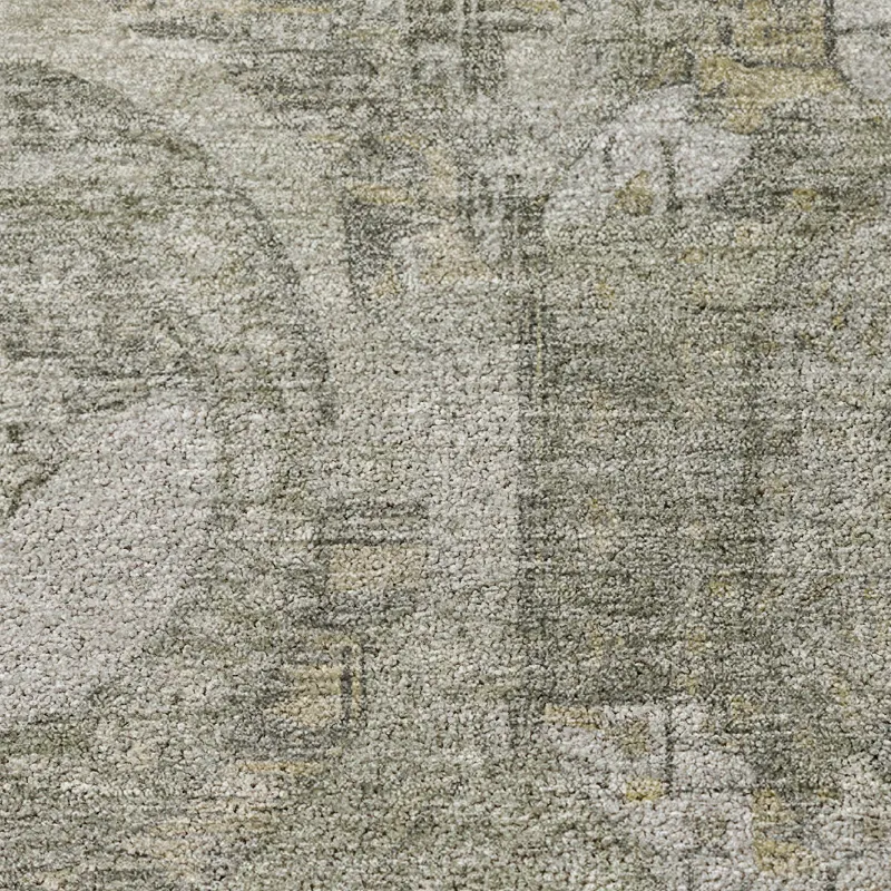 Luxury Washable Indoor/Outdoor Tabrook Pewter 10\' x 14\' Rug