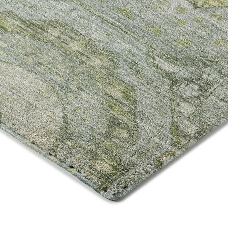 Luxury Washable Indoor/Outdoor Tabrook Sage 5\' x 7\'6\" Rug