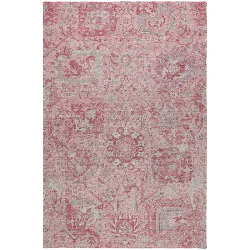 Luxury Washable Indoor/Outdoor Tabrook Pink 10\' x 14\' Rug