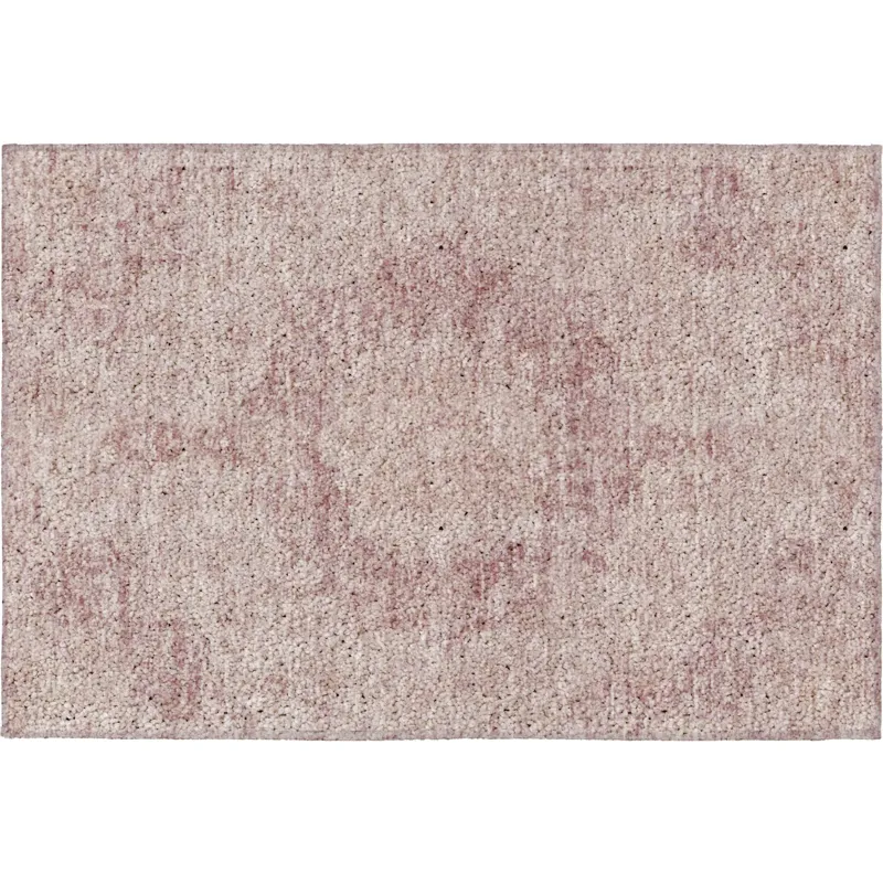 Luxury Washable Indoor/Outdoor Tabrook Pink 1\'8\" x 2\'6\" Rug