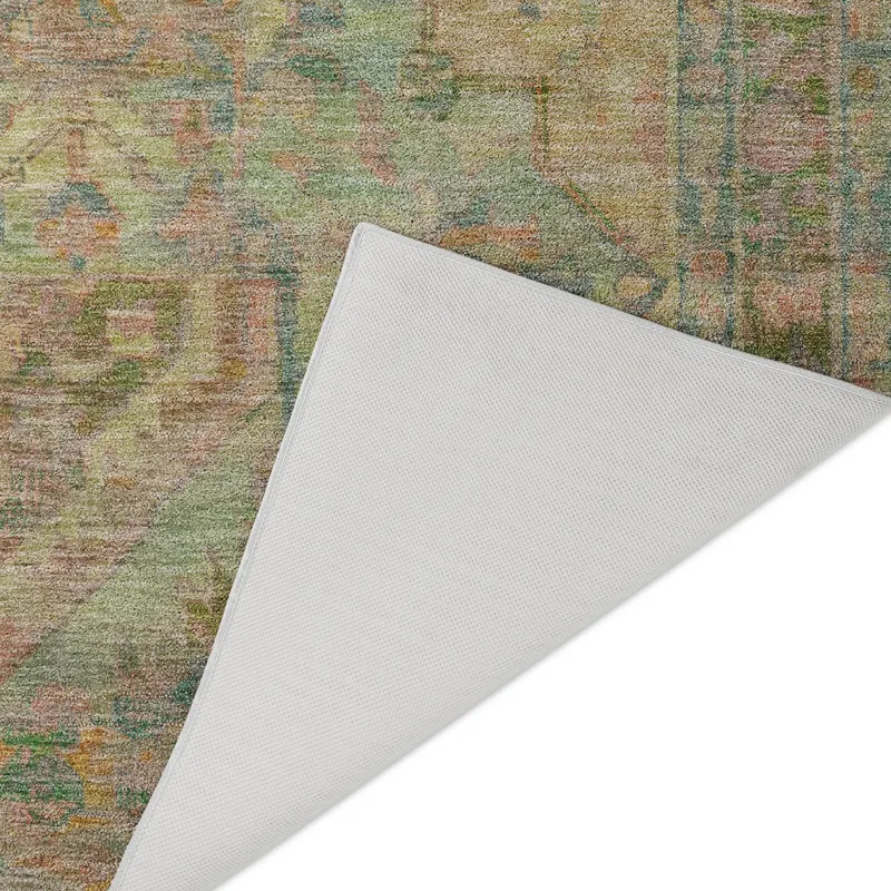 Luxury Washable Indoor/Outdoor Tabrook Blush 2\'3\" x 7\'6\" Runner Rug