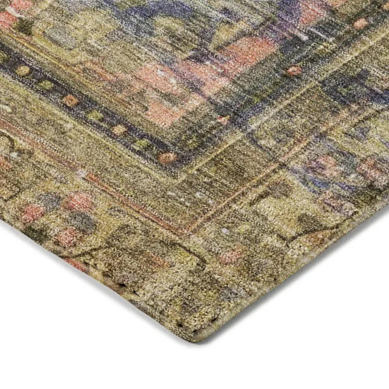 Luxury Washable Indoor/Outdoor Tabrook Tan 3\' x 5\' Rug