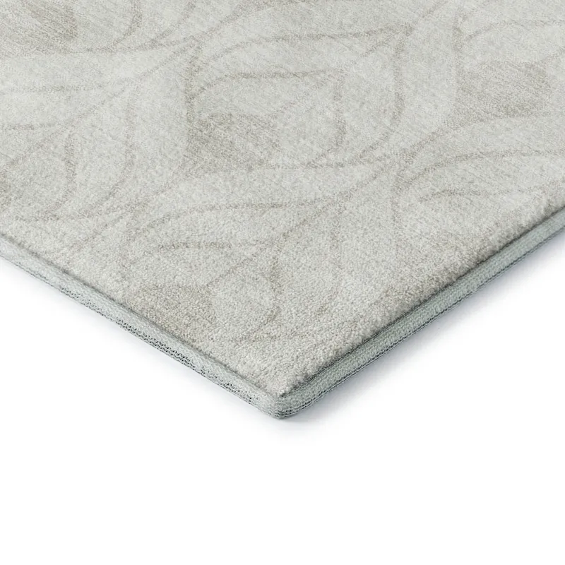 Luxury Washable Indoor/Outdoor The Reserve Ivory 2\'3\" x 7\'6\" Runner Rug
