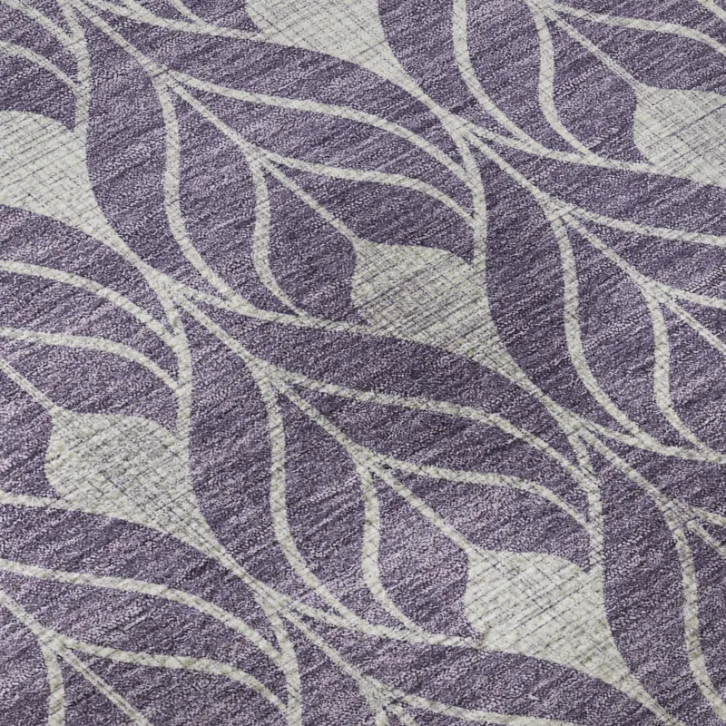 Luxury Washable Indoor/Outdoor The Reserve Plum 8\' x 10\' Rug