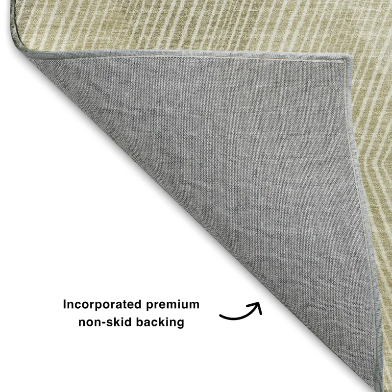 Luxury Washable Indoor/Outdoor The Reserve Beige 10\' x 14\' Rug