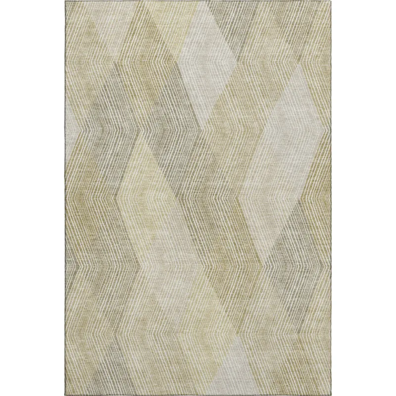 Luxury Washable Indoor/Outdoor The Reserve Beige 10\' x 14\' Rug