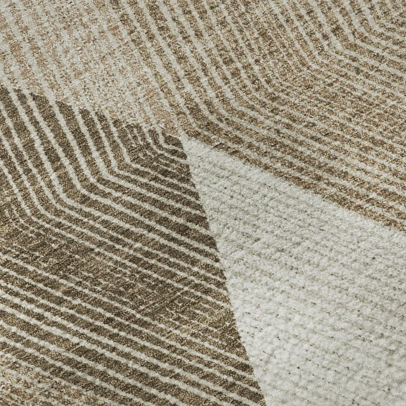 Luxury Washable Indoor/Outdoor The Reserve Copper 10\' x 14\' Rug